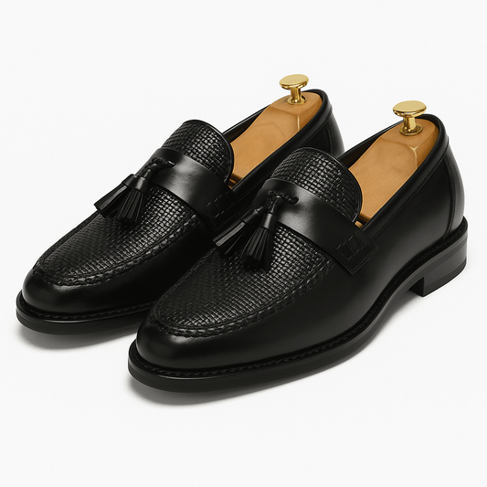 Mocasines trenzados hombre — estilo slip-on para eventos